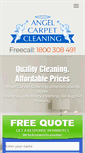 Mobile Screenshot of angelcarpetcleaning.com.au